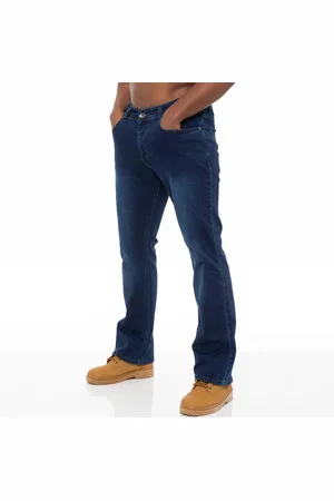 Enzo Bootcut stretch denim jeans voor heren