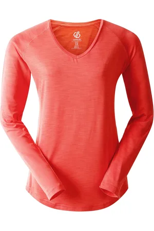 Dare 2B Dames/dames Discern T-shirt met lange mouwen (Perzikbloesem)