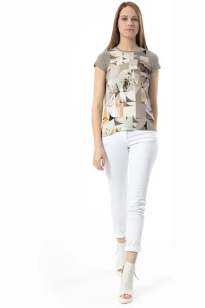Conquista Top met geometrische print