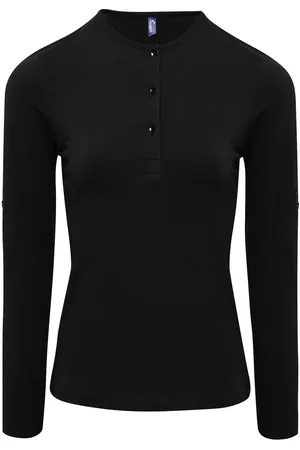 Premier Dames/dames Long John Roll Mouwen Tee