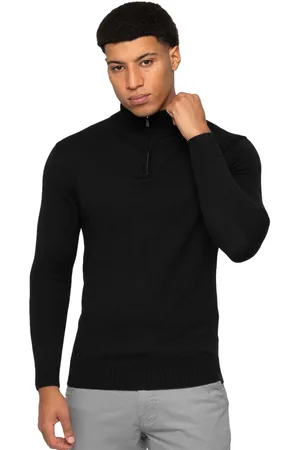 Enzo Milano | Heren Half Zip Gebreide Trui