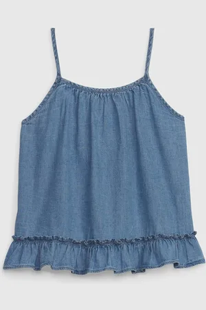 GAP Mouwloze denim blouse 664737 meisjes