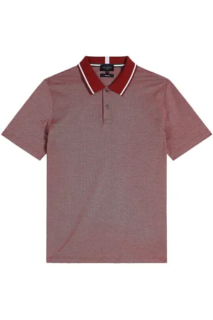Ted Baker Arts Mini Jacquardsteek Heren Donkerrood Poloshirt