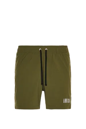 AMIRI Core Logo Zwemshort in Militair