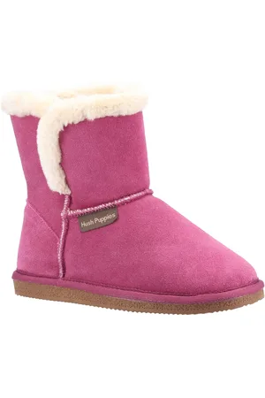 Hush Puppies Dames/dames Ashleigh Slipper Laarzen van Suède (Rose)