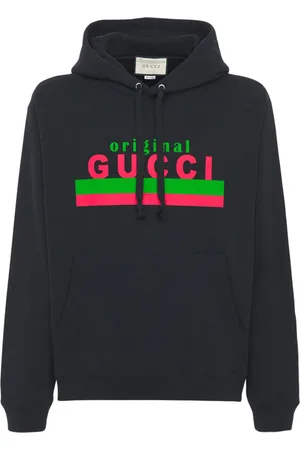 Gucci Originele Logo Bedrukte Hoodie in