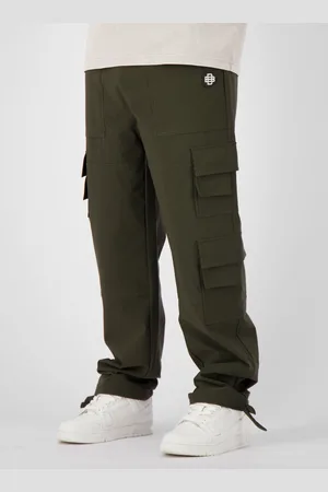 Black Bananas Monogram Tech Cargo Broek, Mosgroen