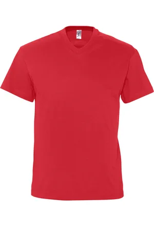 Sols Herenoverwinning V Hals Korte Mouw T-Shirt
