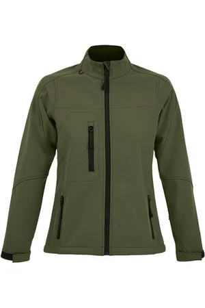 Sols Dames/dames Roxy Soft Shell Jacket (ademend, winddicht en waterbestendig) (Donkergroen)