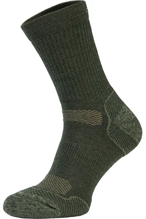 COMODO Lichtgewicht sokken van merinowol - Khaki Green