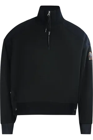 Parajumpers Fleece sweatshirt met kwartrits en coltrui