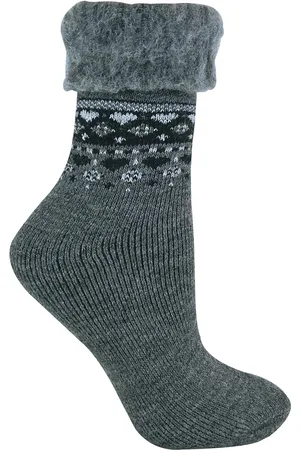Sock Snob Thermische bedsokken voor dames Een maat