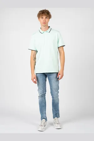 Guess Poloshirt Mannen turkoois