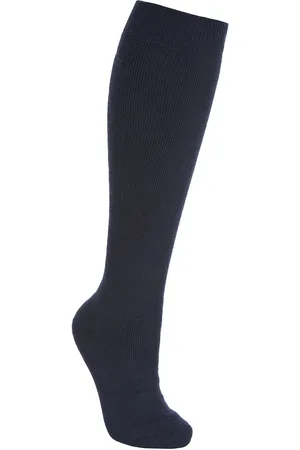 Trespass Volwassen Unisex Tech Luxe Merino Wollen Hoge Skisokken (Donkerblauw)