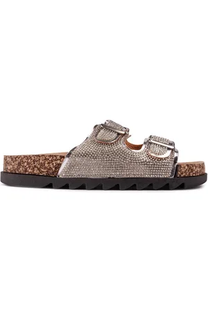 Solesister Cat Wide Fit Footbed Sandalen