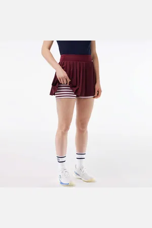 Lacoste Dames Sport Roland-Garros Edition Sport Plated Tennis Shorts in