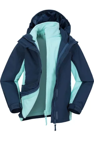 Mountain Warehouse Kinder/Kinder Lightning 3 in 1 Waterdichte Jas (Marine)