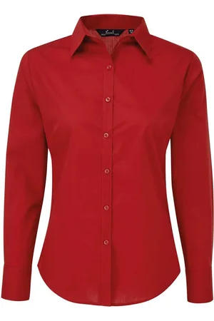 Premier Dames/Dames Shirt Met Lange Mouwen