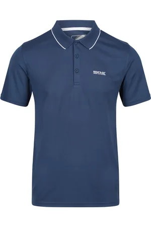 Regatta Heren Maverick V Actief Poloshirt (Maanlicht Denim)