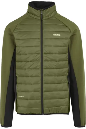Regatta Heren Clumber IV Full Zip Hybride Jas (Nefriet /zwart)