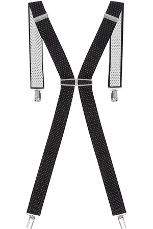 Enzo Heren elastische polka dot bretels