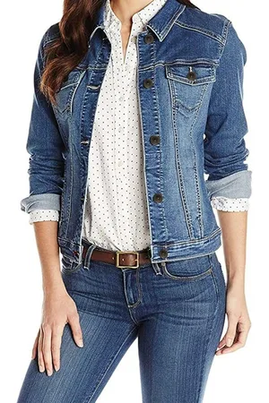 Enzo Stretch denim jack voor dames