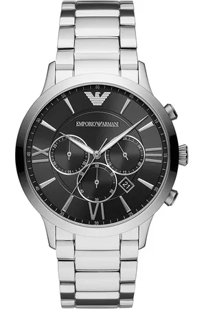 Emporio Armani Giovanni Mannen Horloge Zilverkleurig AR11208