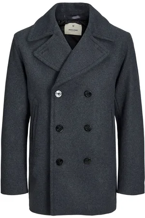 JACK & JONES Jas winter Captain Wool Peacoat Jacket