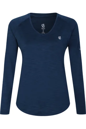 Dare 2B Dames/dames Discern T-shirt met lange mouwen (Maanlicht Denim)