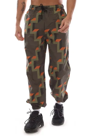 MARCELO BURLON Heren Allover Cross Nylon Joggings Broek in