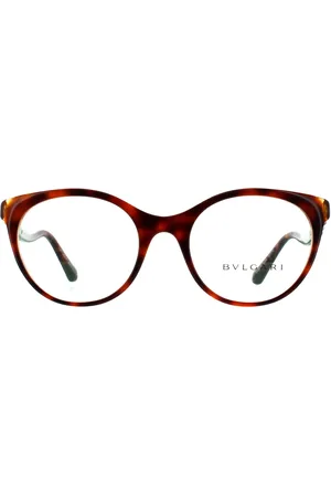 Bvlgari Bvlgari Cat Eye Dames Havana Amber Yellow Clear Glazen frames