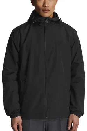 Lyle & Scott Tonal Eagle Jet Gunmetal softshelljack met rits en capuchon