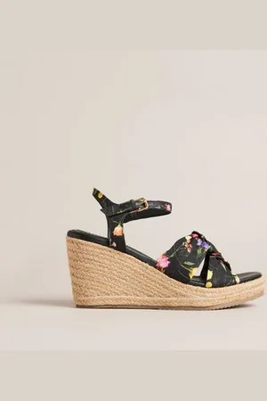 Ted Baker Cardone Floral Espadrille sandalen in voor dames