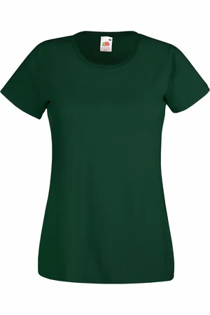Fruit Of The Loom Dames/vrouwen Lady-Fit Valueweight Short Sleeve T-Shirt (Pak van 5) (Fles )