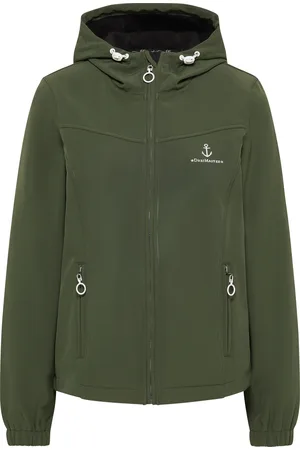 Dreimaster Softshell jas 3MASTER Dames dennengroen