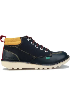 Kickers Kinder Kick Hi Winterlaarzen in Navy voor jongens