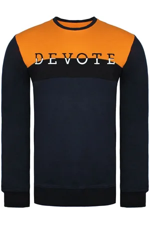 Devote Blake Heren Zwarte/Navy Sweater