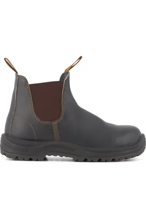 Blundstone #192 Chelsea-laars met bruine stalen neus