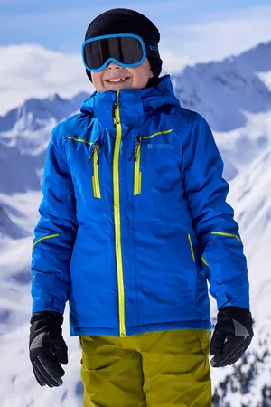 Mountain Warehouse Slalom Extreme Waterdichte Ski-jas voor kinderen/Kinderen (Kobalt)