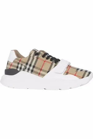 Burberry Regis lage sneakers in beige en