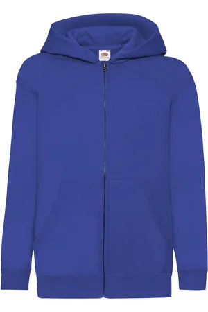 Fruit Of The Loom Kinder/Kids Classic Full Zip Hoodie (Koningsblauw)
