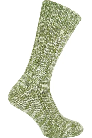 Sock Snob Dikke warme wandelsokken van 100% wol voor heren - Groente