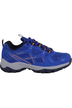 Regatta Kinder/Kinder Vendeavour Wandelschoenen (Sterk Blauw/Oranje Peper)