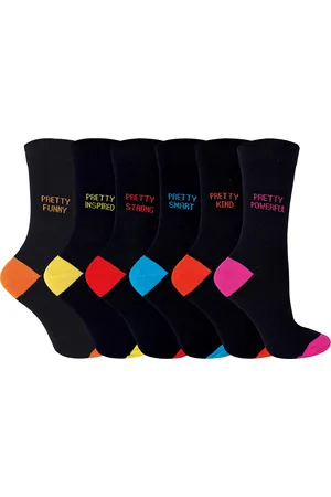 Sock Snob Set van 6 leuke mooie sokken voor dames - Hiel & Teen