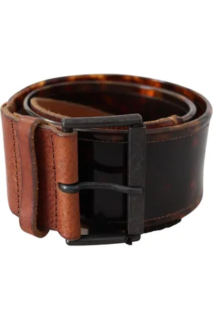 ERMANNO SCERVINO Leren riem met brede gesp