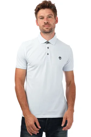 Timberland Oxford poloshirt met korte mouwen voor heren