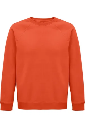 Sols Unisex Adult Space Organic Raglan Sweatshirt (Gebrande sinaasappel)