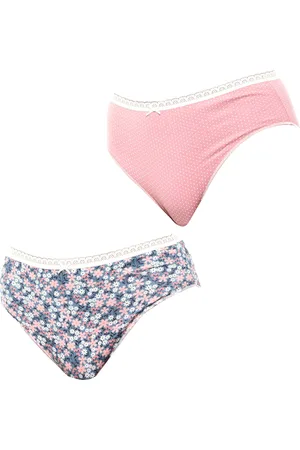 Janira Set van 2 Brislip Coquettes Katoenen Slips JPB3 Dames