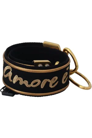 Dolce & Gabbana Gouden Messing Tas Met Logoprint Schouderriem