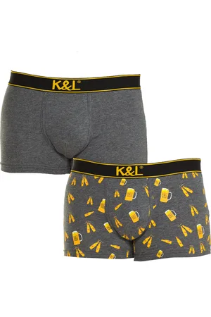 Kisses and Love Pack-2 Boxers Grappig ademende stof KL2005 man